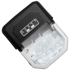 Portable Countertop Ice Maker 26Lbs/24H Self-Cleaning with Scoop Basket Home Bar