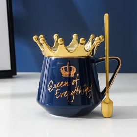 Crown Creative Mug (Color: navy)